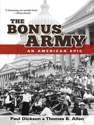 cover image of The Bonus Army